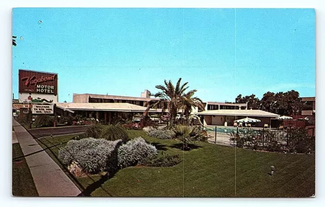 PHOENIX, AZ Arizona ~ VAGABOND MOTOR HOTEL  Pool c1960s Roadside Postcard