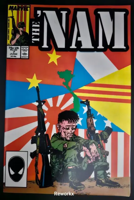 THE 'NAM Marvel Comics No. 7 "Good Old Days" 1988 Doug Murray RAW