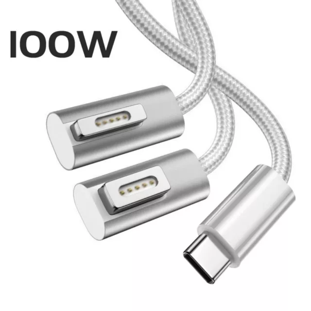 Cordon Câble de charge rapide 100W USB Type-C à Magsafe 1 2 Adaptateur de prise