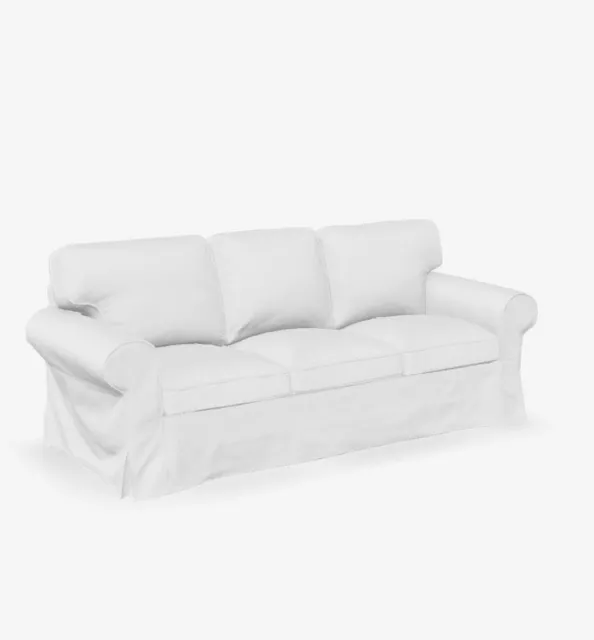 Copridivano per divano letto IKEA EKTORP PIXABO - 3 posti - BLEKINGE BIANCO