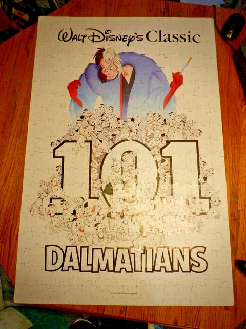 VINTAGE WALT DISNEY'S Classic 101 Dalmatians 300 Piece Movie Poster ...
