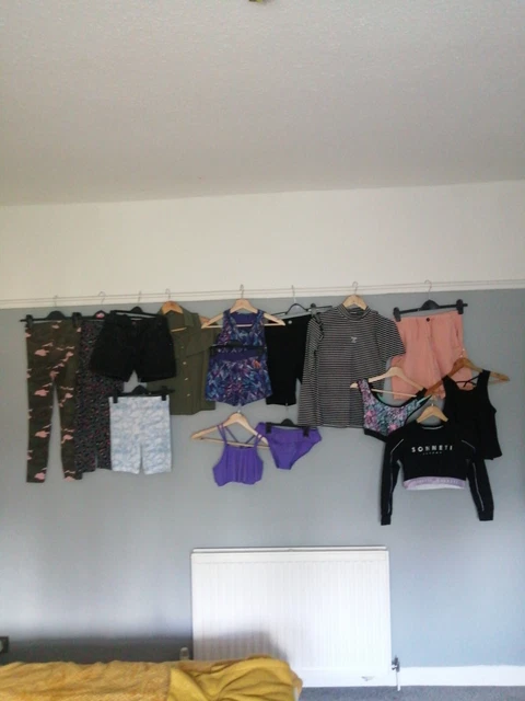 Massive Girls Clothes Bundle Age 10-11 +Years. Leggings, Shorts, Tops,Sportswear