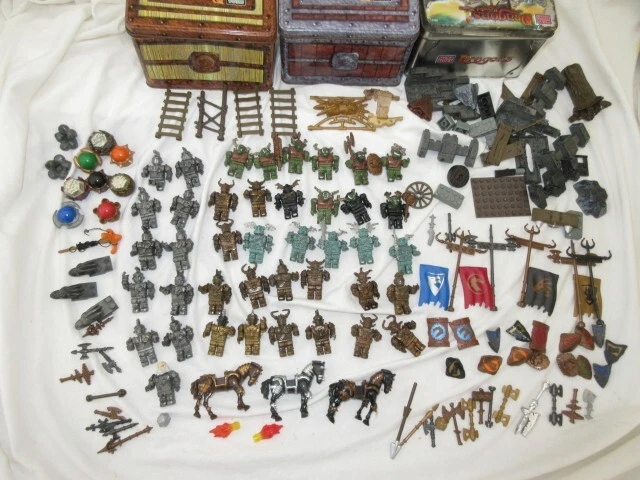 Mega Bloks CNG23 Vagone Raccogli Blocchi - Carrello Con 20 Blocchi Grandi