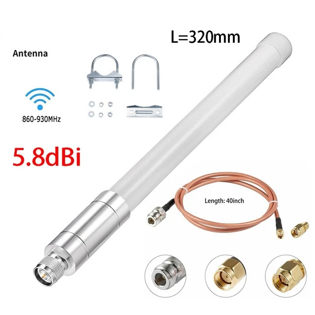 Kit d'antenne omnidirectionnelle en fibre de verre 5 8 dBi gain surveillance ind