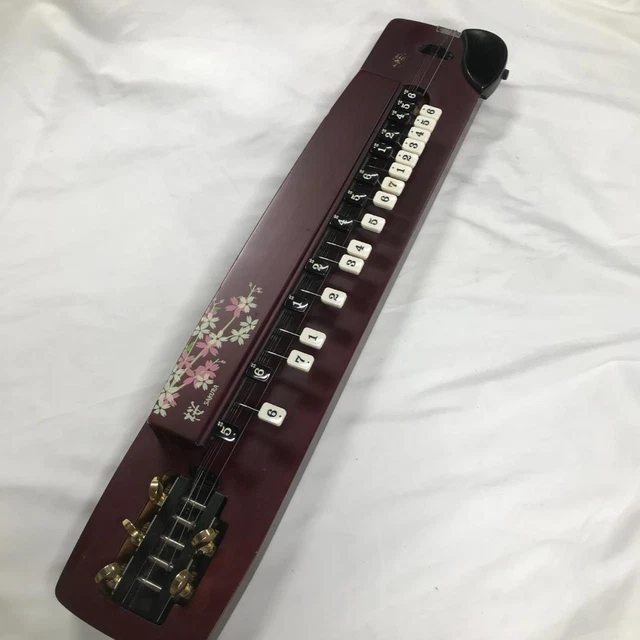 Suzuki Electric Taishogoto Taishokoto RAN Alto Japanese Harp Koto with Case