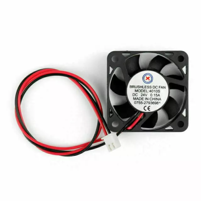 10x 24V 0.15A 4010 Cool Computer Fan Small 40x40x10mm DC Brushless 2-pin Wire SP