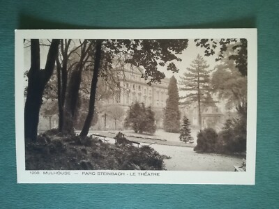 CPA Mulhouse 1200 Parc Steinbach Le Théâtre Real photo C.A.P. 