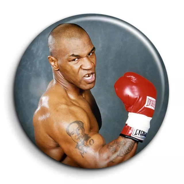 Mike Tyson Badge Epingle 38mm Button Pin