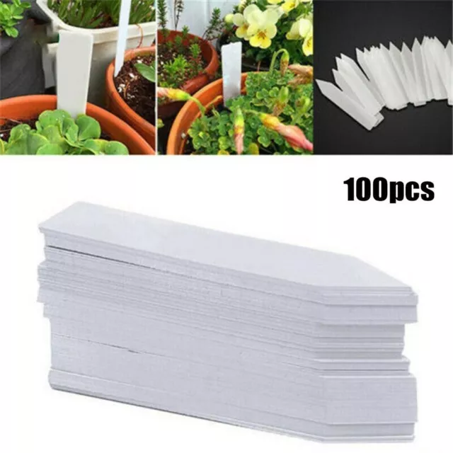 New 1000pcs Plant Labels Flexible/Plastic Garden Tag Nursey Marker Pen Replaces