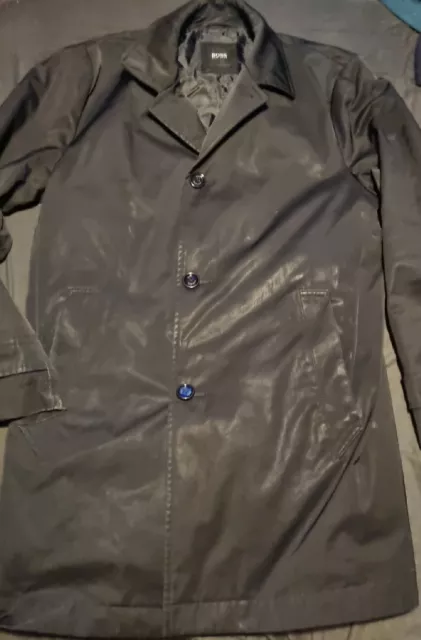 Kano Vask vinduer Teenageår HUGO BOSS DAIS 15 Jacket Black Coat Mens Rain Mac Size 54 XL XXL Brand New  £150.00 - PicClick UK