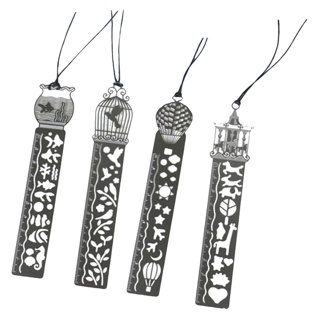 2-6PACK CORNER BOOKMARK Template Ruler Crafts for Stationery £6.29 ...