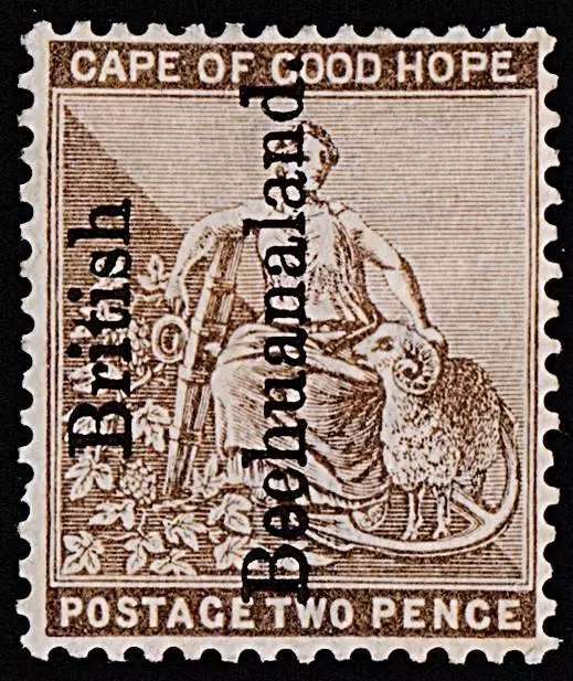 British Bechuanaland 1891 Queen Victoria Sc#32 Mh Hr