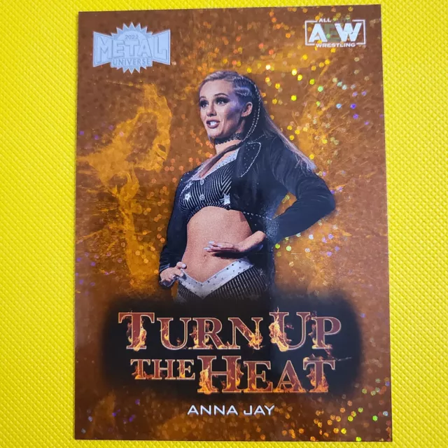 AEW Upper Deck 2022 Skybox Metall Universum - "TURN UP THE HEAT" - Anna Jay - SP!