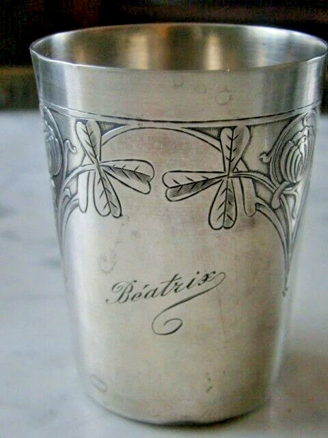 Épingle à Cravate Art Nouveau En Argent Massif - Époque XXe Siècle, Occasion Bel état