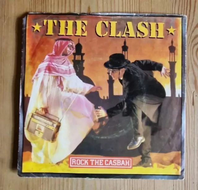 The Clash Rock The Casbah UK Press 7" Vinyl & Pic Sleeve CBS Records A2479 1982