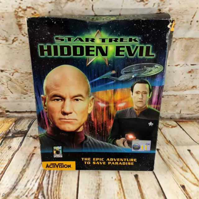 Star Trek: Hidden Evil BIG BOX PC CD-ROM Spiel Activision Presto Studios 2