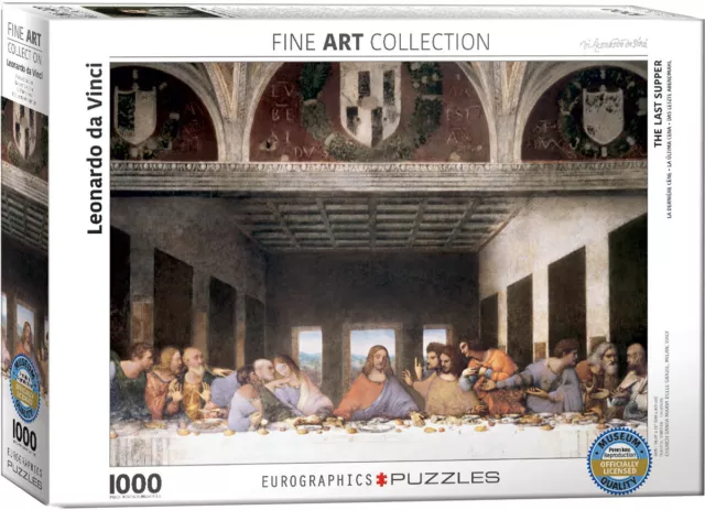 Eurographics La Última Cena Por Da Vinci 1000 Piezas Puzle Rompecabezas