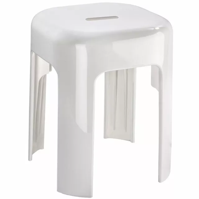 Tabouret de Douche, Bain, Plastique, Alaska WENKO