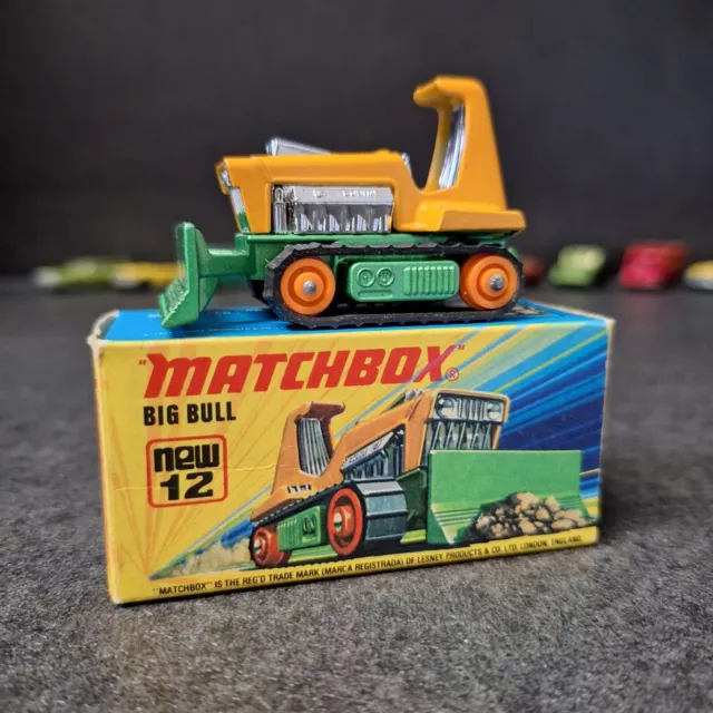 Matchbox No. 12 Big Bull von 1975 mit OVP A6