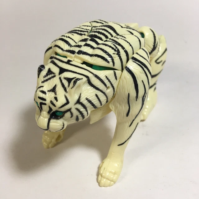 VINTAGE TRANSFORMERS BEAST Wars Tigatron White Tiger Deluxe Class