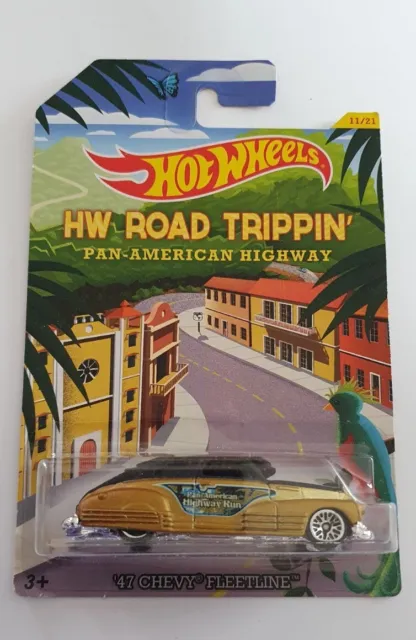Hot Wheels toy car 47 Chevy Fleetline  2014  HW Road Trippin 11/21 Pan American