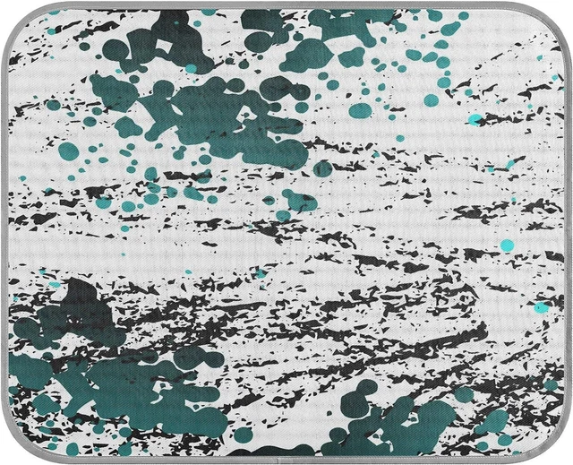 Splattered Spots 23.6X38.6 Inch Folding Pet Ice Silk Cooling Mat Comfy Rectangul