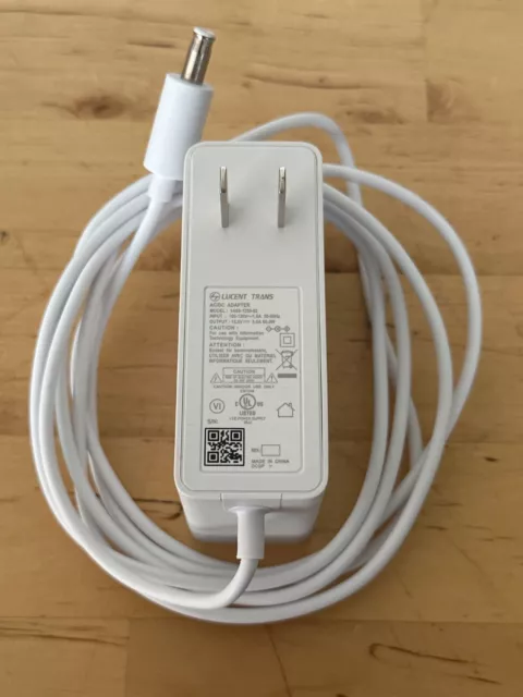 Lucent Trans AC/DC Adapter 1A98-1250-02 Power Supply 12V 5A 60W White