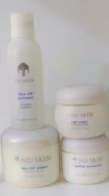 Nu Skin Face Lift Activator Nuskin Full size Set Kit 4 items
