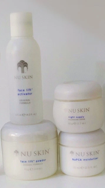Nu Skin Face Lift Activator Nuskin Full size Set Kit 4 items
