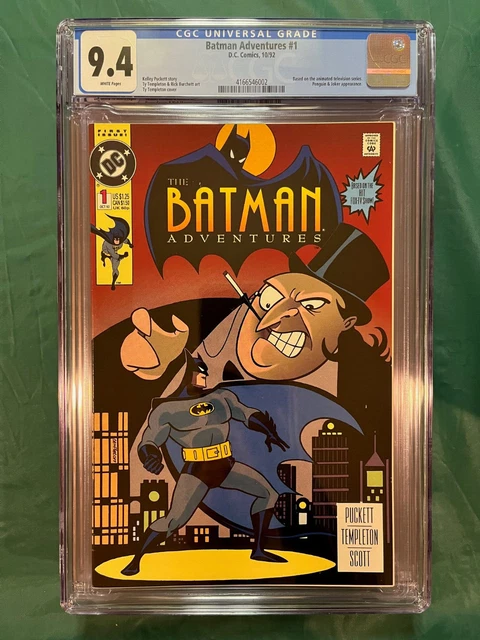 Batman Adventures #1 CGC 9.4 DC 1992 Animated TV! Joker! Penguin! WP!  Key 1st!