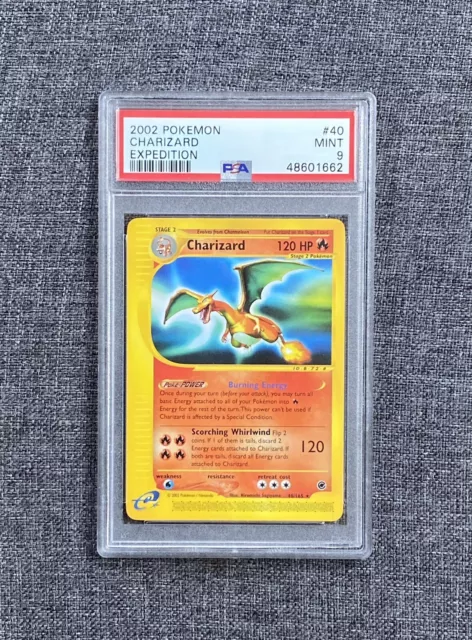 Pokémon Charizard Non Holo Expedition PSA 9 Mint English Pokemon Glurak