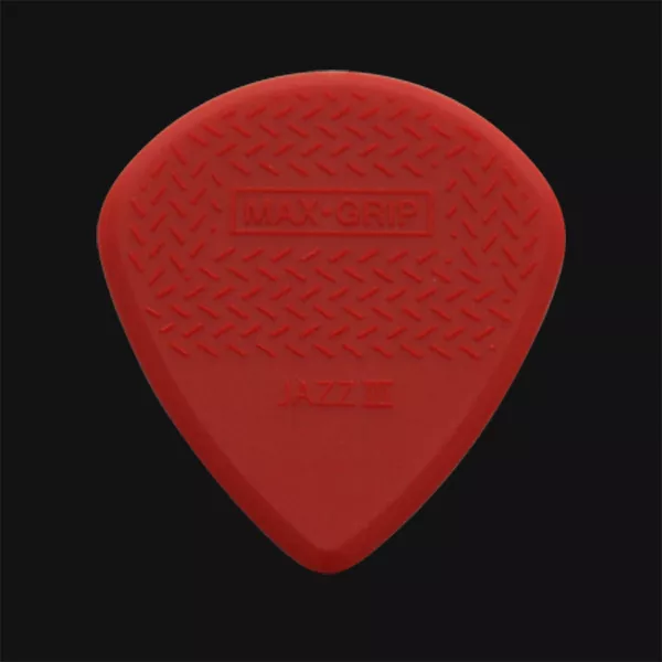 Dunlop Max Grip Jazz III Gitarrenplektren Plektren rot - 1 2 3 4 5 6 10 20 24 36