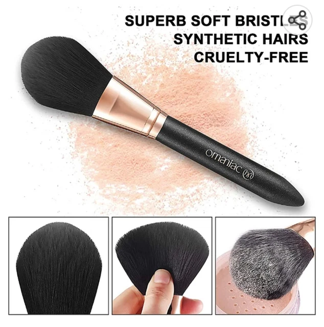 12Pcs Set di Pennelli da Trucco Professionali con Porta Pennelli Trucco, Adatta 4