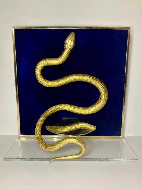 Parfüm Display Blau mit Schlange von Paco Rabanne