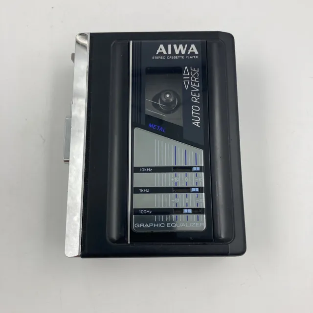 Aiwa Walkman Portable Stereo Cassette Player - Black (HS-G35MKII)  For Parts