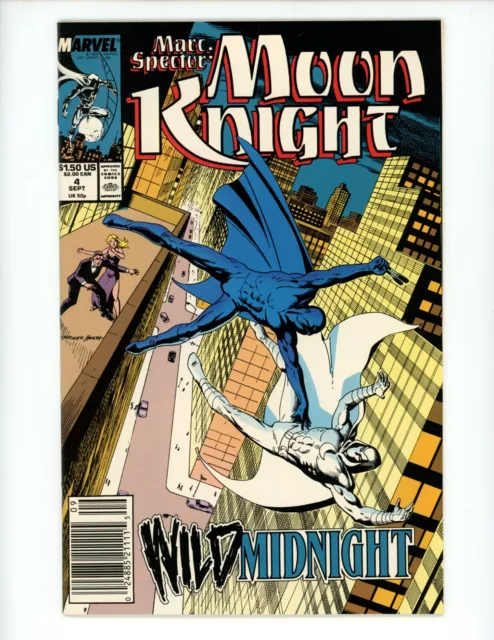 Marc Spector Moon Knight #4 Comic Book 1989 VF/NM Chuck Dixon Russ Heath Marvel