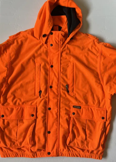 REMINGTON - Men's Blaze Orange Lined Insulated Hunting Jacket- XX-Large - 2XL