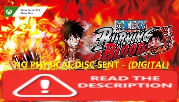 One Piece: Burning Blood / Xbox One & Series X|S / Digital Code / UK Only