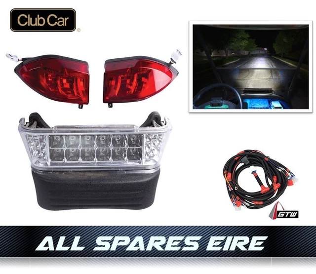 Phare Avant Chromé Passager Pour Club Car Precedent – Kit Carrosserie Alpha – Madjax