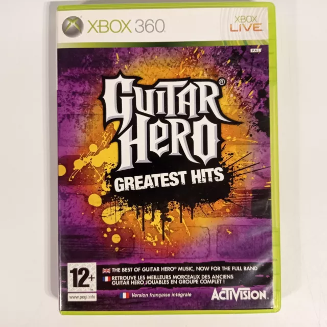 Guitar Hero Greatest Hits Xbox 360 Game Complete with Manual PAL 2009