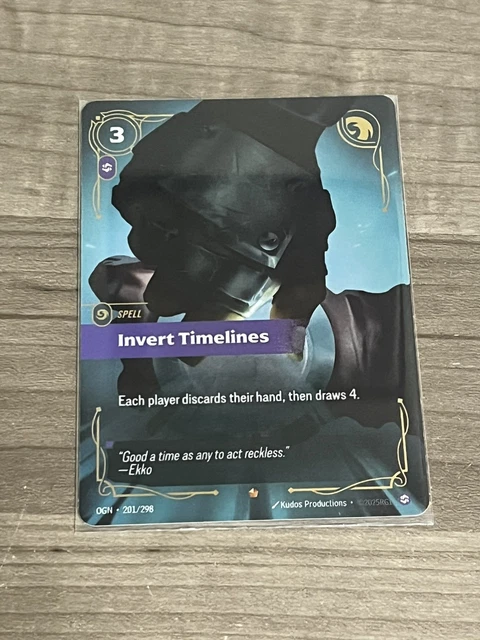 LEAGUE OF LEGENDS Riftbound Origins Invert Timeline Epic 201/298 A £19. ...