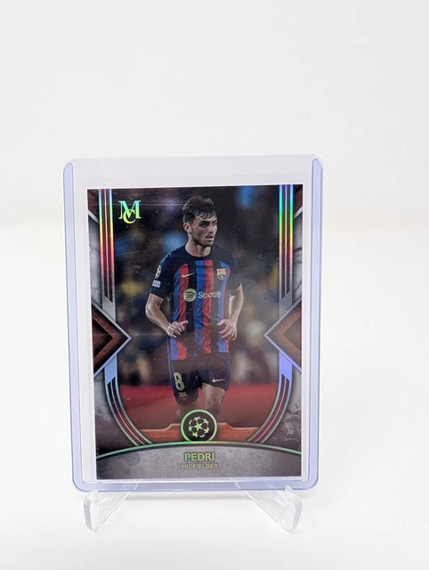 ⚽ Carte Collection Topps Museum 2020 Pedri Sapphire /75 - Rookie RC FC Barcelone - Etat Near Mint