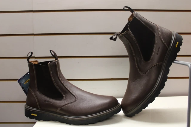 MEN'S GRISPORT CHELSEA Boots Crieff Brown Leather UK 12 EU 47 Made In ...