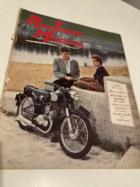 Review Tecnical Biker N° 49 1952 Engine Ydral 175 Jonghi 125 Act Etc