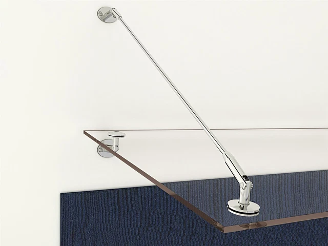 BuyLando.Shop 1x Set. Staffa- Staffa in acciaio inossidabile per baldacchino in