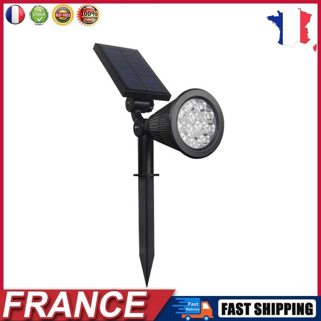 Solar Lamp 12W Outdoor Park Lawn Spotlight 12LED Colorful RGB Ground Plug Light