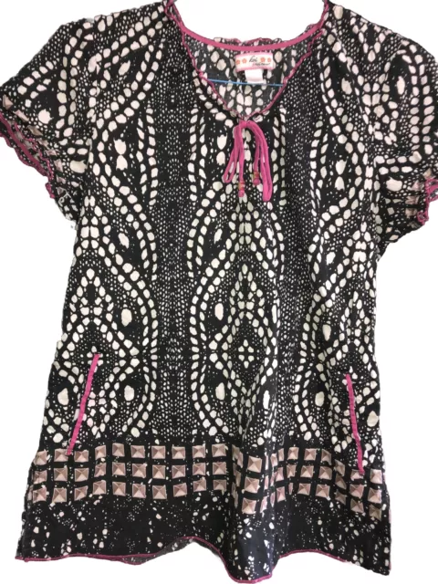 KOI BRIDGETTE SCRUB top size Large 17.95 PicClick