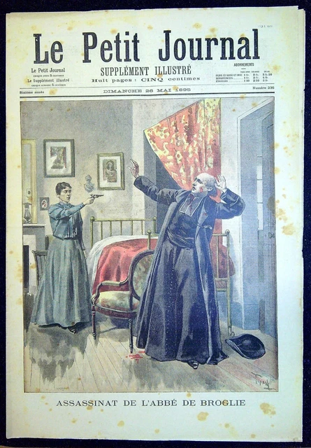 Le Petit Journal N°235 – 1895, Armée HOVA, Comtesse De X... Et Ses Lions – Original