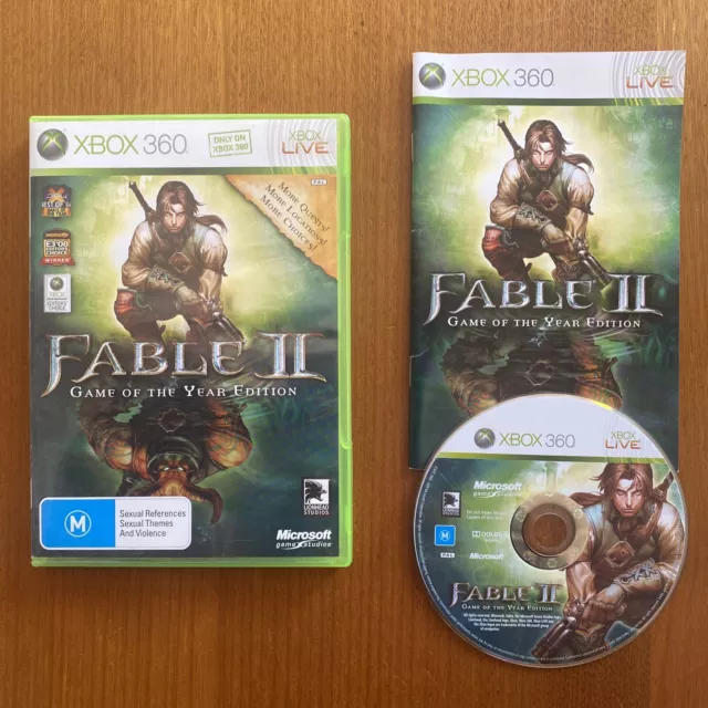 xbox 360 FABLE II 2 Game Of The Year Edition WORKS ON US CONSOLES PAL  EXCLUSIVE