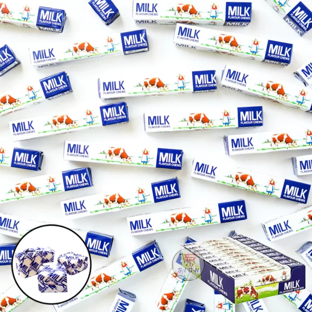 Milk Flavour Chews Wholesale Pick n Mix Wedding Christmas RETRO SWEETS & CANDY